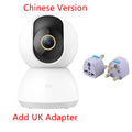 Indoor 360 Baby Monitor Camera by Craft Plus showing a sleek black camera with a wide-angle lens and control buttons.