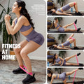 Craft Plus resistance loop exercise bands in various colors, suitable for strength training and physical therapy workouts.