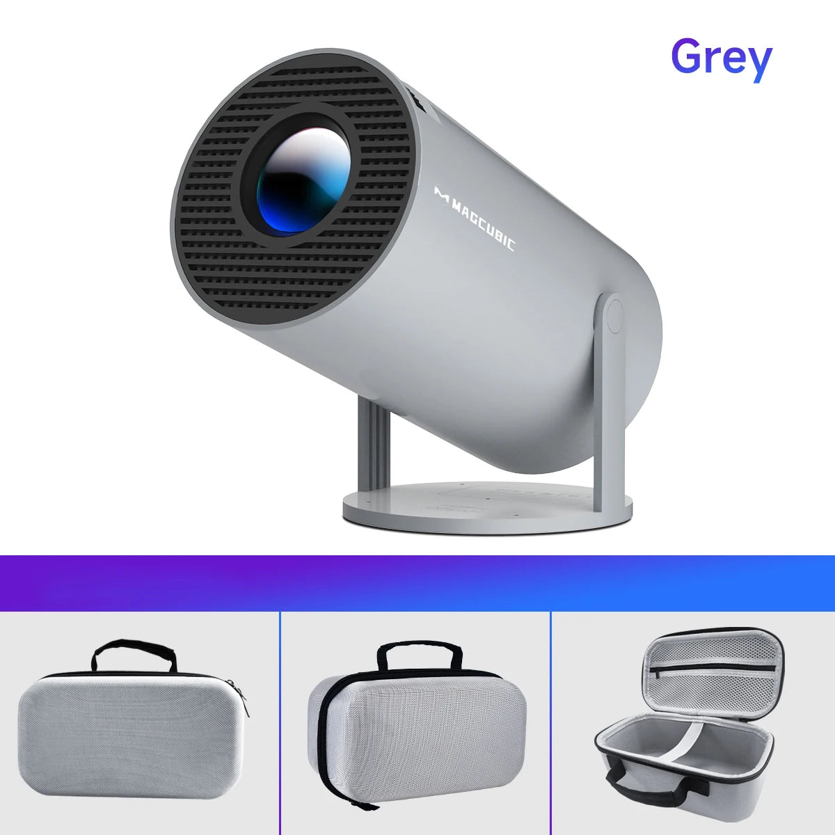Craft Plus HY300 Pro 8K Android 14 projector displaying a vibrant image on a wall, showcasing its high-resolution projection capabilities.