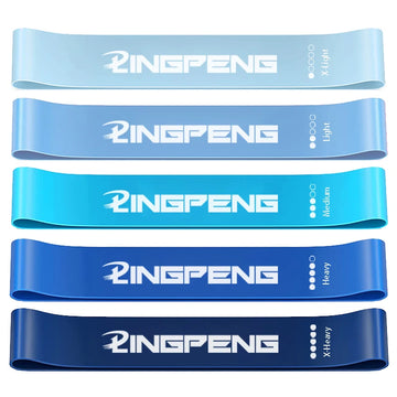 Set of Craft Plus resistance loop exercise bands in various sizes for strength training and physical therapy workouts
