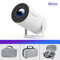 Craft Plus HY300 Pro 8K Android 14 projector displaying vibrant images on a wall, showcasing its high-resolution projection capabilities.