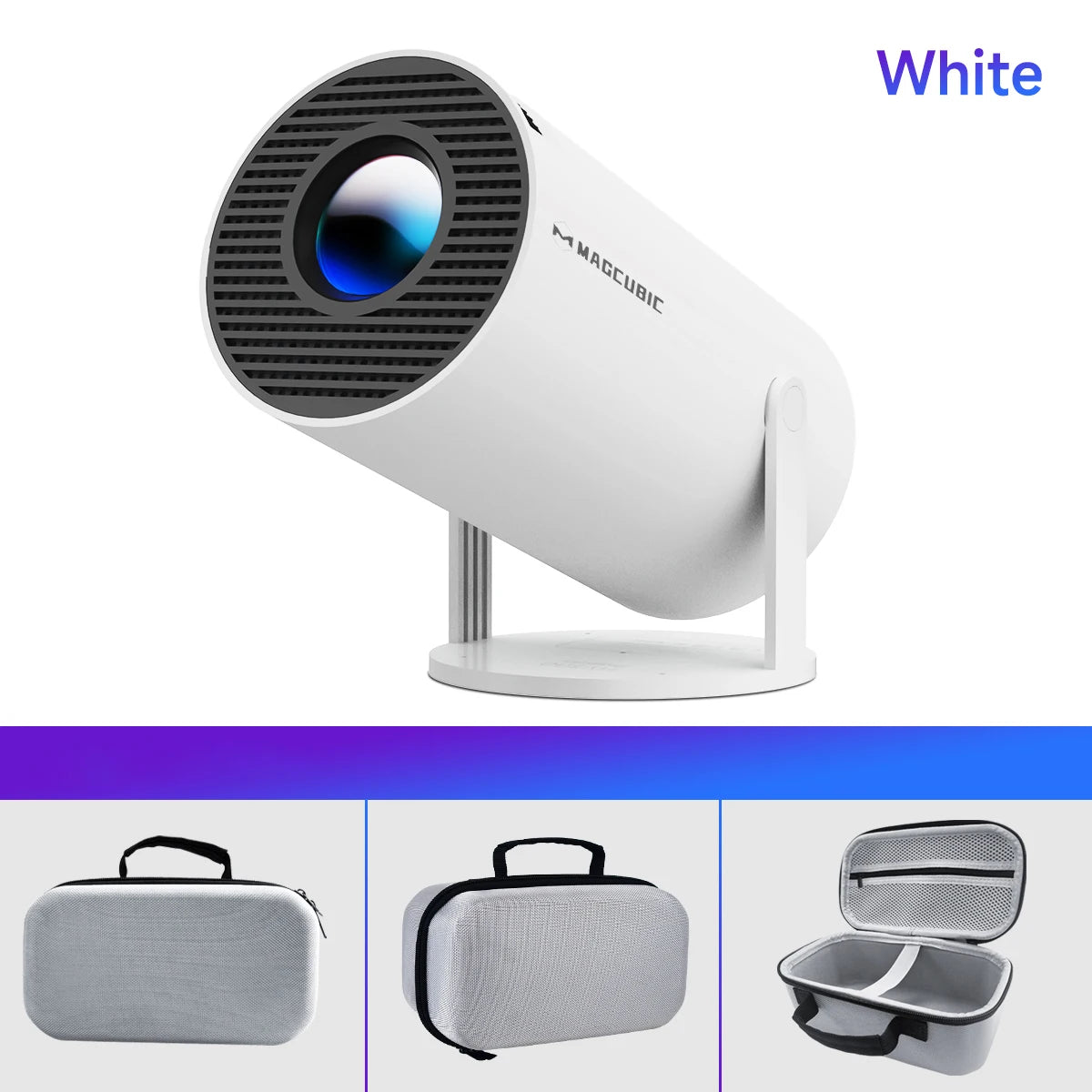 Craft Plus HY300 Pro 8K Android 14 projector displaying vibrant images on a wall, showcasing its high-resolution projection capabilities.