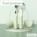 Craft Plus professional cordless jump rope for fitness, featuring a sleek design and digital counting display.