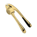 Craft Plus premium stainless steel garlic press with ergonomic handle and durable construction, perfect for efficiently crushing garlic.