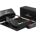 UV400 polarized driving glasses for men and women by Craft Plus, featuring sleek frame and tinted lenses for sun protection.