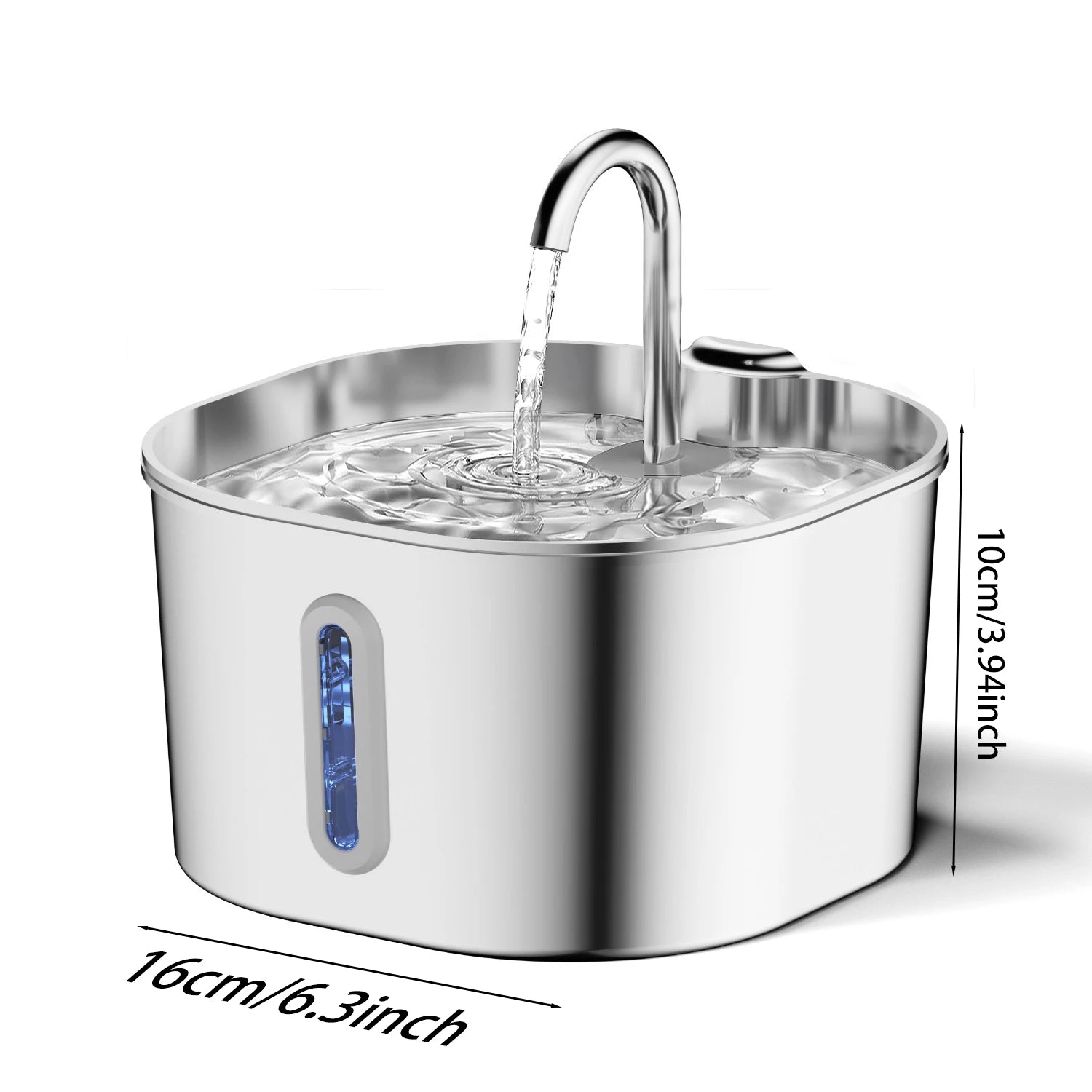 Craft Plus 2.2L automatic cat water fountain with flowing water feature, designed to keep cats hydrated and promote health.