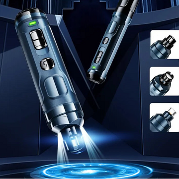Rechargeable Craft Plus electric dog nail clippers with professional grinder and ergonomic design for safe pet grooming.