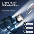 Craft Plus electric dog nail clippers rechargeable professional grinder with ergonomic design and grinding head on a white background.