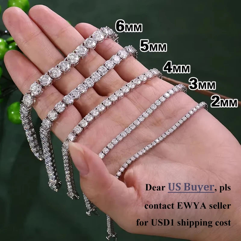 Sparkling Moissanite bracelet for women featuring a elegant design and sparkling stones, crafted by Craft Plus.