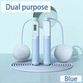 Craft Plus professional cordless jump rope with digital counter, lightweight design, ideal for fitness and cardio workouts.