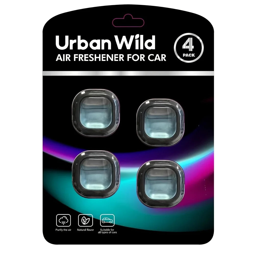 Craft Plus long-lasting car air freshener vent clip with odor eliminator, showing a sleek white design and attachment clip.