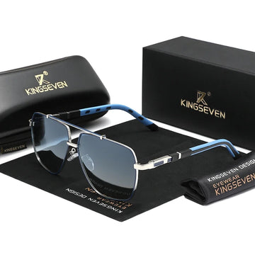 Craft Plus UV400 polarized driving glasses for men and women with sleek black frames and tinted lenses for sun protection.