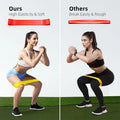 Craft Plus resistance bands set for yoga and fitness training, shown in assorted colors on a white background.