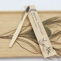 Reusable eco-friendly bamboo toothbrush by Craft Plus with natural bamboo handle and soft bristle head for sustainable oral care.