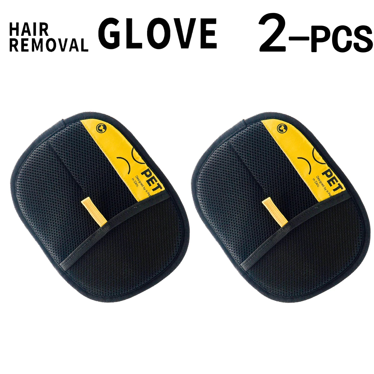 Craft Plus electrostatic pet hair remover grooming gloves showing textured surface for effective hair removal from pets.