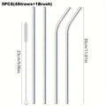 Reusable metal drinking straw by Craft Plus, eco-friendly stainless steel straw with a sleek, durable design for sustainable beverage use.