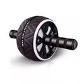 Craft Plus Ab Roller Wheel for core workout, showing the black and gray exercise wheel with handles on a white background.
