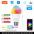 Color changing LED light by Craft Plus with music sync feature, displaying vibrant light patterns in the image.