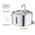 Craft Plus 2.2L automatic cat water fountain with flowing water and sleek design, ideal for keeping cats hydrated at home.
