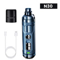 Electric dog nail clippers by Craft Plus, rechargeable professional grinder with a sleek design for safe pet nail grooming.