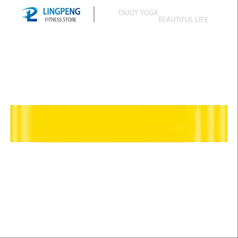 Craft Plus resistance bands set for yoga and fitness training, featuring colorful elastic bands for strength and flexibility exercises.