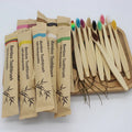 Craft Plus reusable eco-friendly bamboo toothbrush with natural bamboo handle and soft bristles, eco-conscious dental care tool.