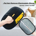 Craft Plus electrostatic pet hair remover grooming gloves showing textured surface for removing pet fur from fur and furniture.