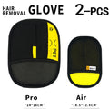 Craft Plus electrostatic pet hair remover grooming gloves with textured surface for easy pet fur removal.