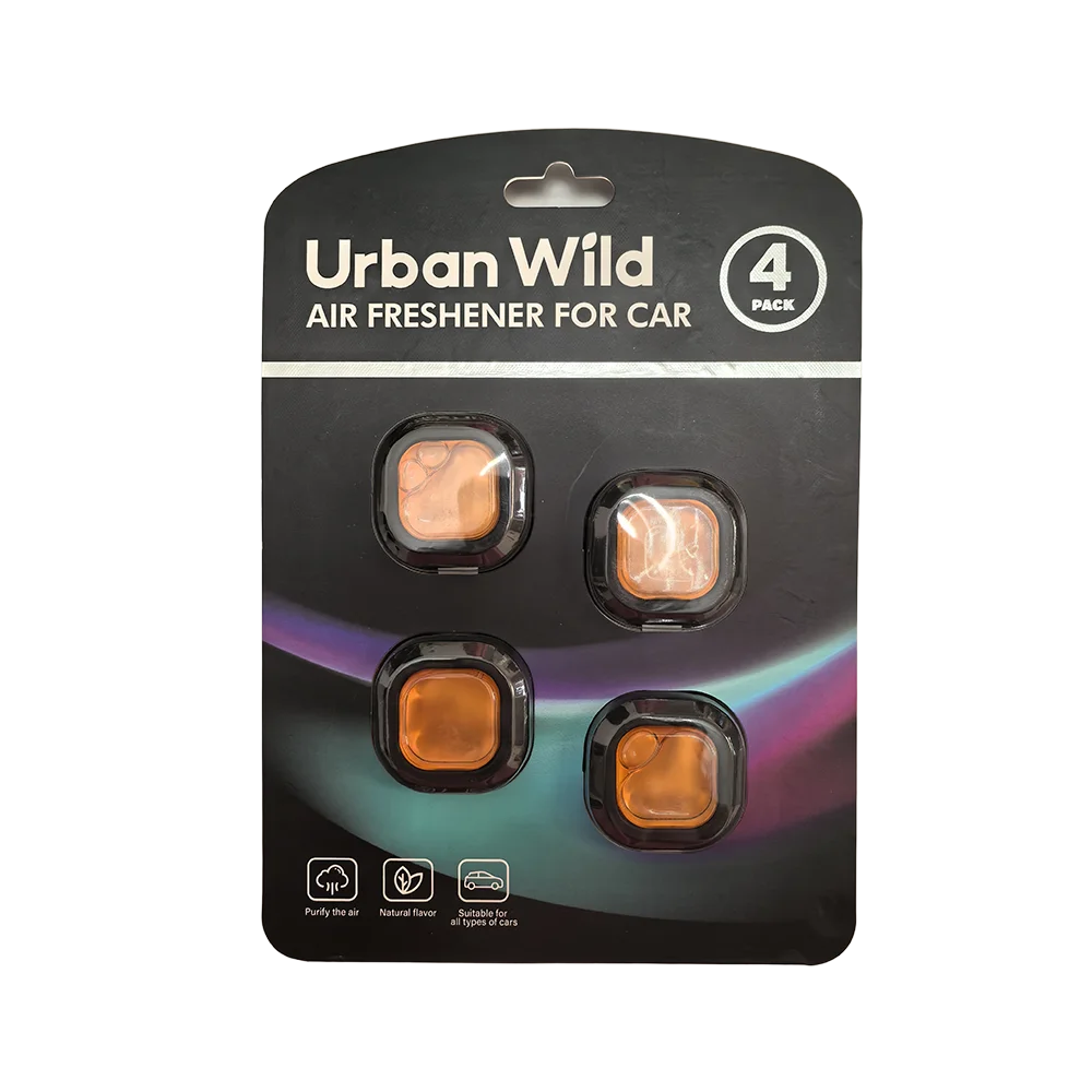 Craft Plus long-lasting car air freshener vent clip with odor eliminator, showcasing a sleek design for fresh vehicle interiors.