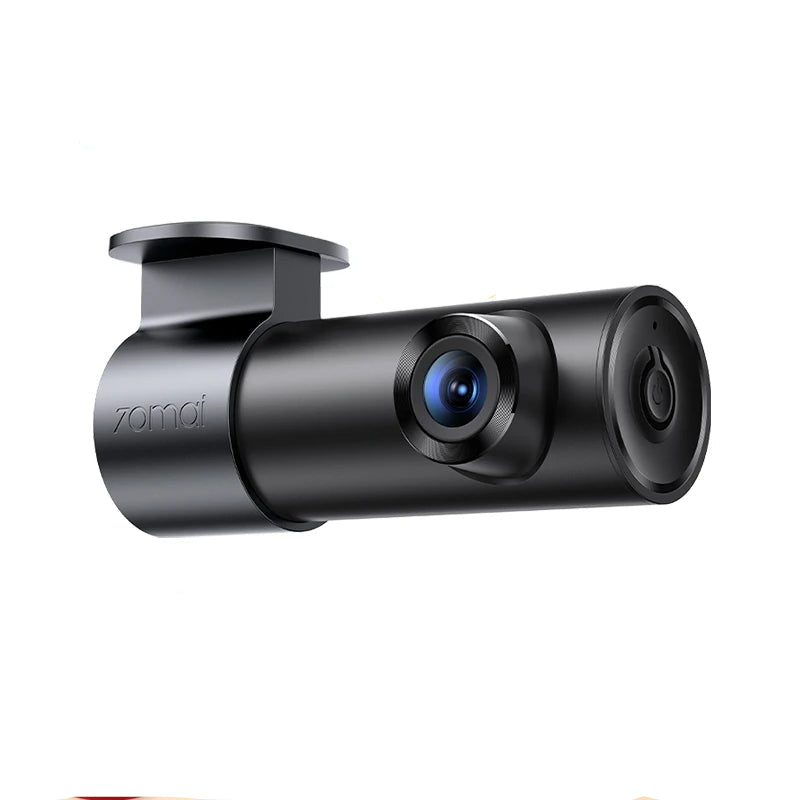 Craft Plus 1440P dash cam with parking monitor mounted inside a vehicle, showing compact design and high-resolution camera lens