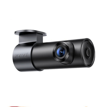 Craft Plus 1440P dash cam with parking monitor mounted inside a vehicle, showing compact design and high-resolution camera lens