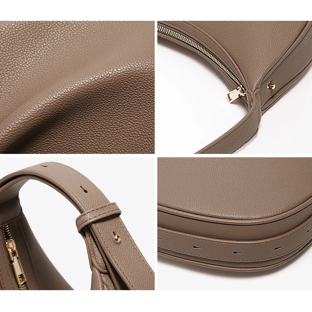 Trendy retro women's crossbody bag by Craft Plus with a stylish design and adjustable strap, shown in black with gold accents.