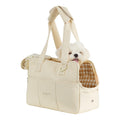 Craft Plus portable one-shoulder pet carrier bag with breathable mesh and adjustable strap for comfortable pet transport.