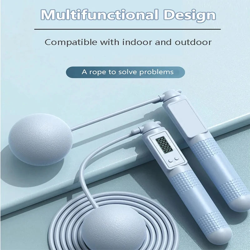 Craft Plus professional cordless jump rope for fitness, with a sleek design and ergonomic handles for effective cardio workouts.