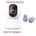 Indoor 360 baby monitor camera by Craft Plus showing a sleek black device with a wide-angle lens for full room monitoring.