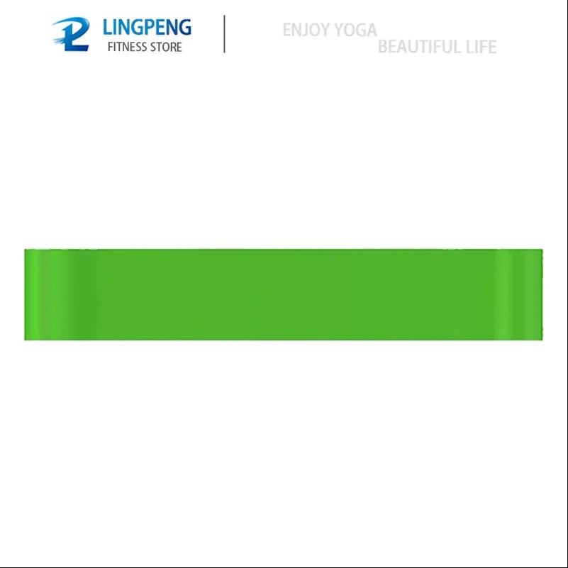 Craft Plus resistance bands set for yoga and fitness training, featuring multiple color-coded elastic bands for strength exercises.
